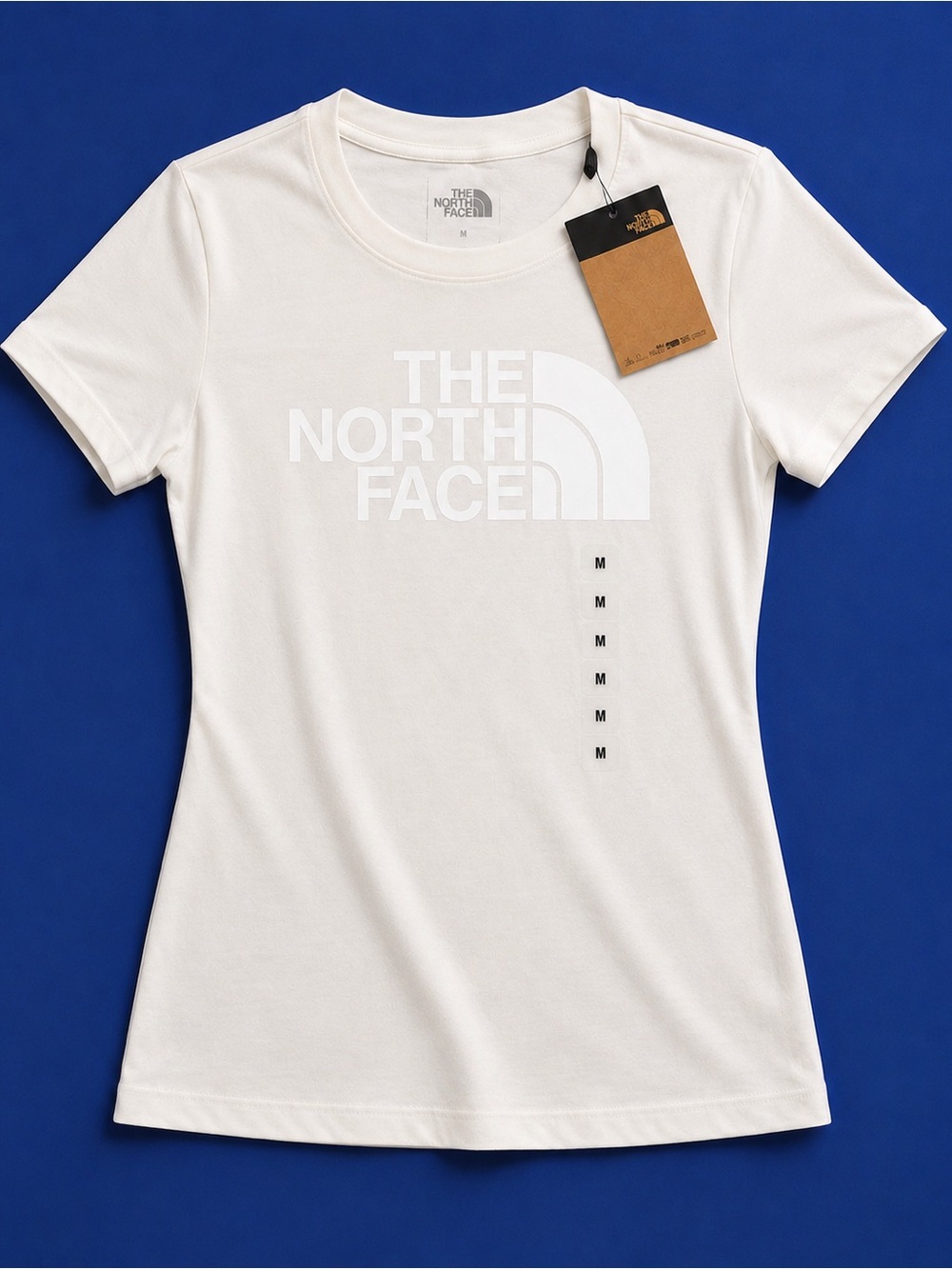 The North Face White Logo Short Sleeve Crew Tee